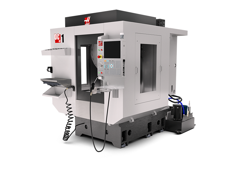 Haas DC1 CNC vertical machining center used for precision prototype and small-run production at OX Bar Fabrication